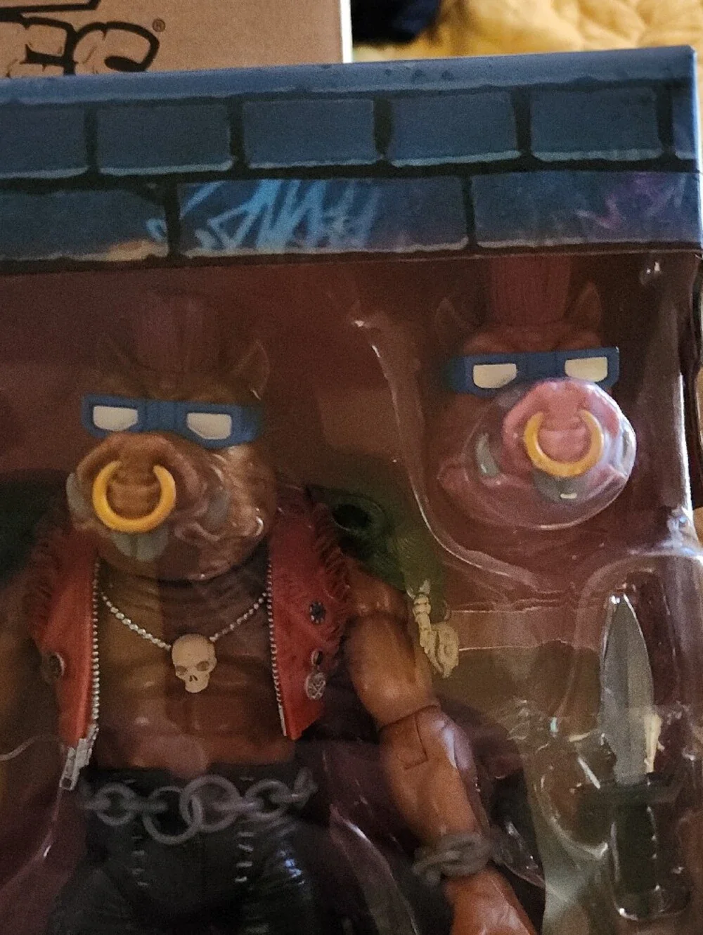 Bebop Teenage MUTANT Ninja  Figurine. Powerhouse Punk Enforcer For The Foot Clan